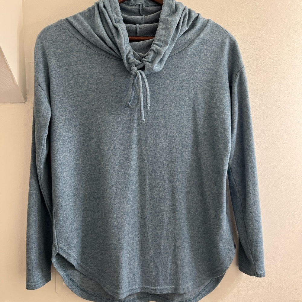 Prana Top. Size XS but loose fit. Lightweight blue.